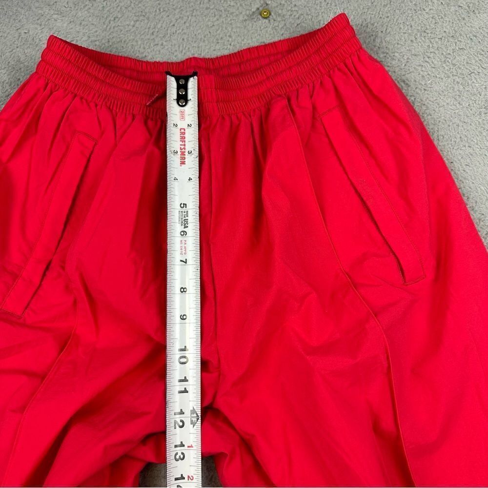 Mizuno Windbreaker Pants Adult Large Pink Swishy Drawstring Mesh Lined Nylon NEW - Picture 11 of 16